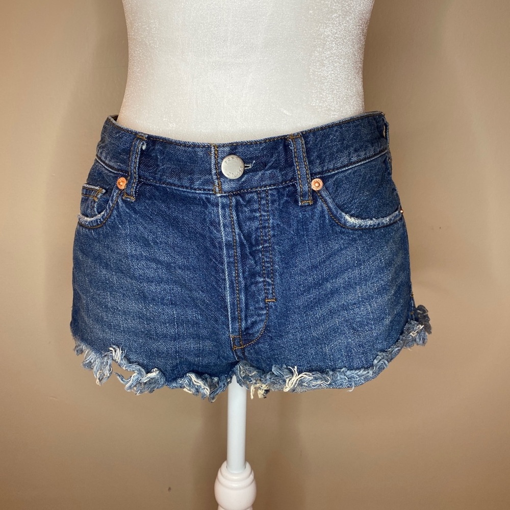 Free People denim shorts